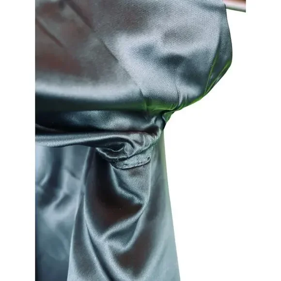 VTG 100% Imported Cashmere Overcoat Mens Black Cashmere Deluxe Roger Laurence - Picture 8 of 13